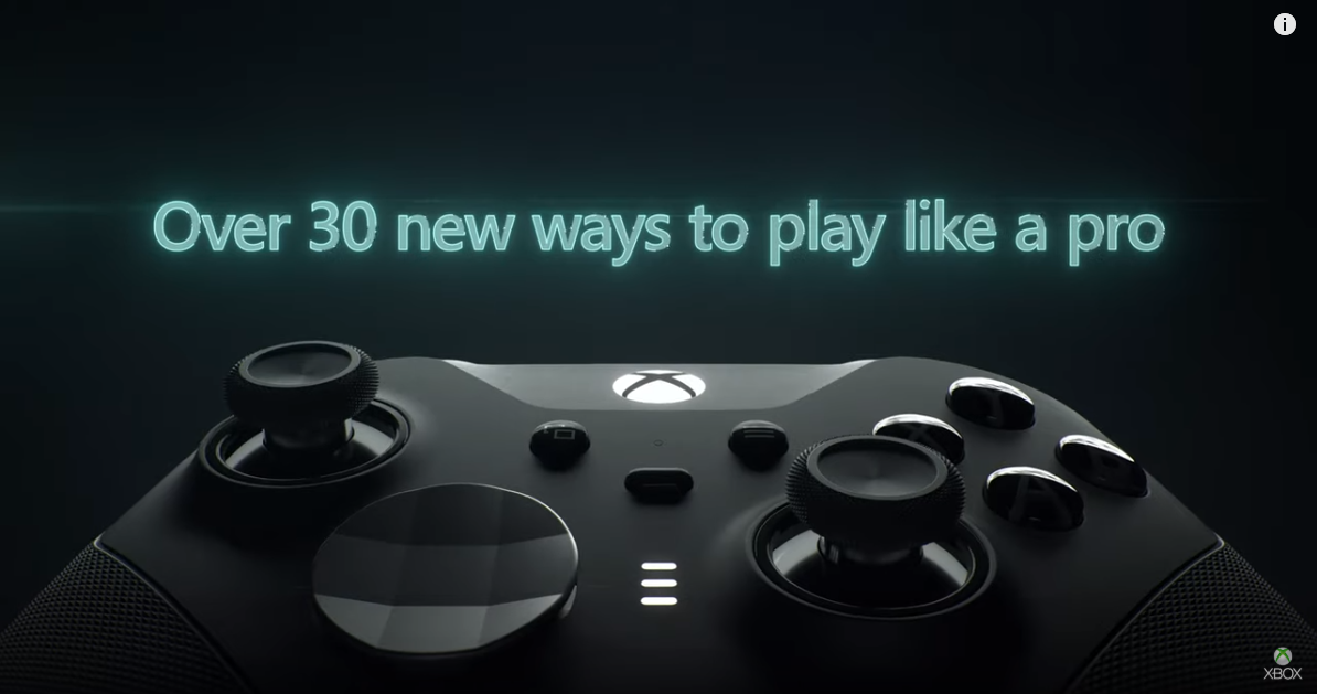 E3：Xbox全新精英手柄推出 40小时续航增加蓝牙
