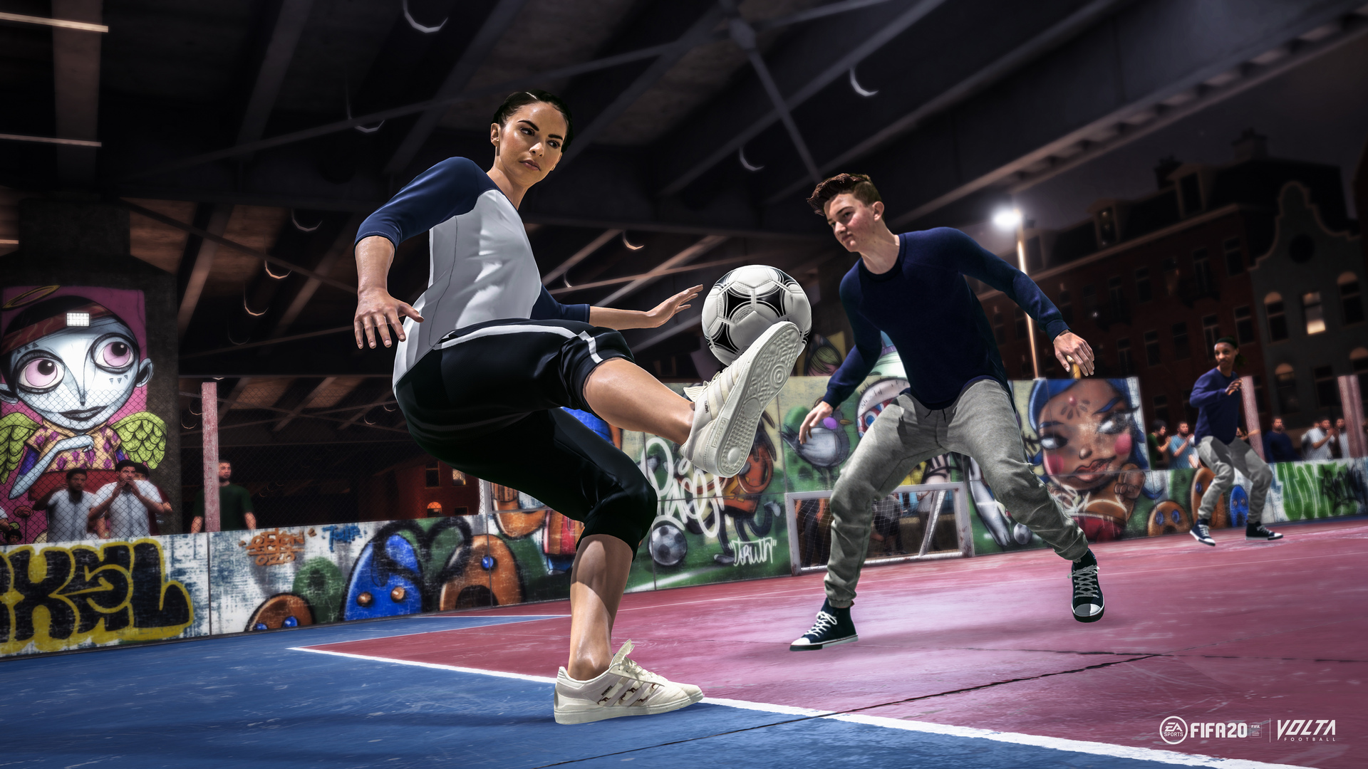 E3：《FIFA 20》首批截图 妹子带球戏耍帅哥