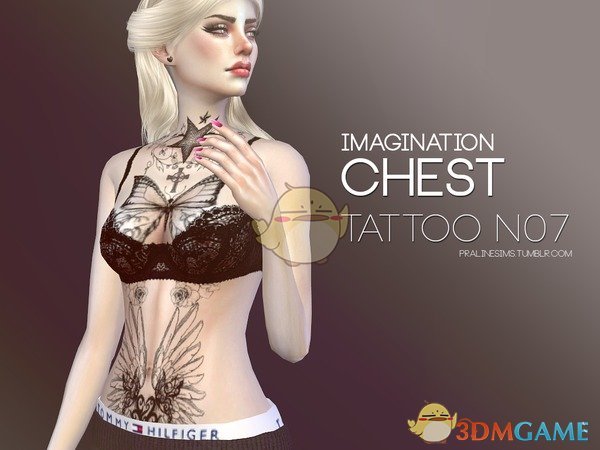 《模拟人生4》女性美丽纹身MOD