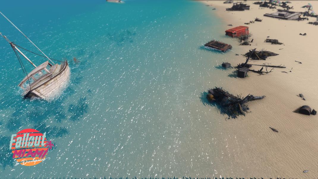 玩家自制《辐射4》DLC模组 迈阿密美景令人赞叹