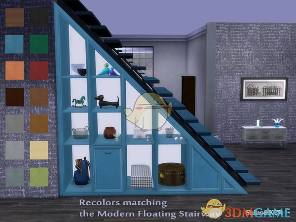 《模拟人生4》储物式楼梯MOD