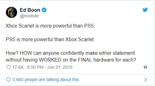 《真人快打》创始人：目前尚没有方法证明PS5比新Xbox更强