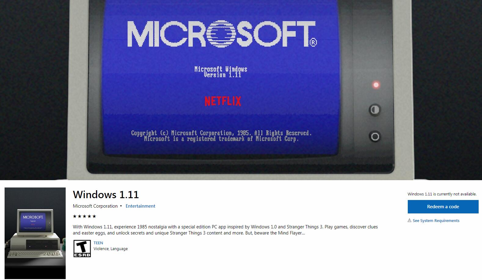 《怪偶物语》第3季欣喜联动 Windows 1.0重出江湖