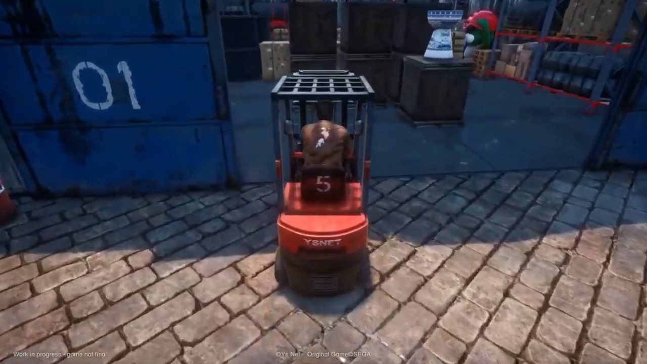 《莎木3》漫展新视频 日常开叉车还能打地鼠