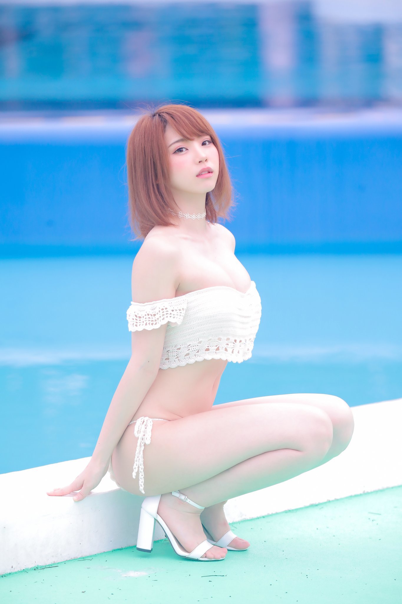 日本Coser Enako福利写真 妹子前凸后翘身材有料