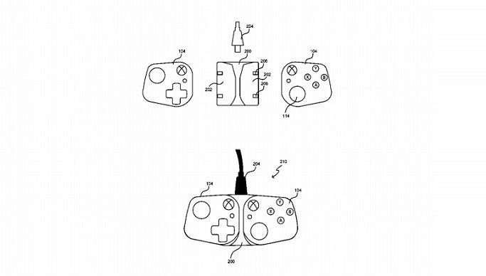 将来的Xbox手柄可以分拆？微软新专利曝光细节