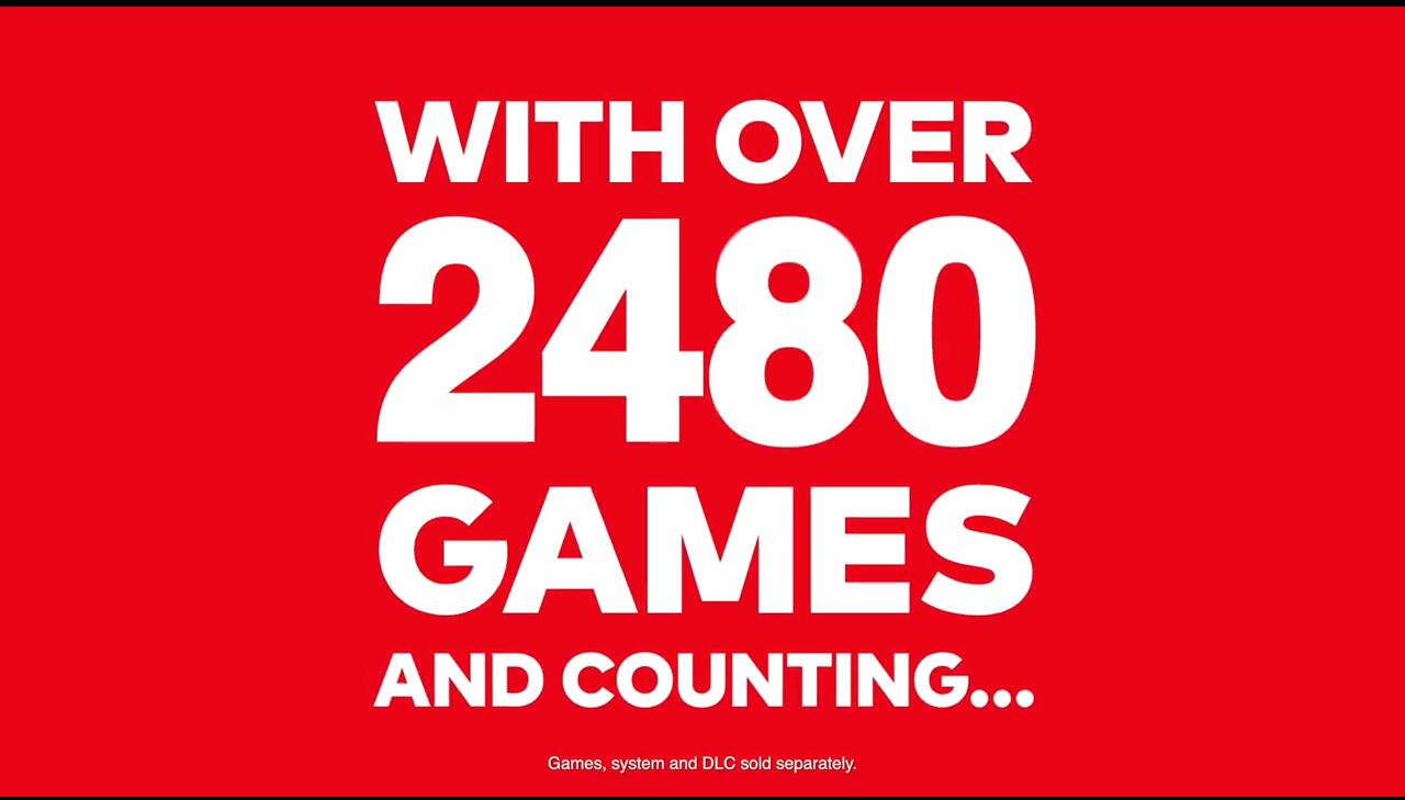 Switch游戏少？任天堂：我们可是有2500+游戏阵容！