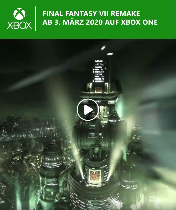 微软员工闹乌龙 《最终幻想7：重制版》Xbox版有望？