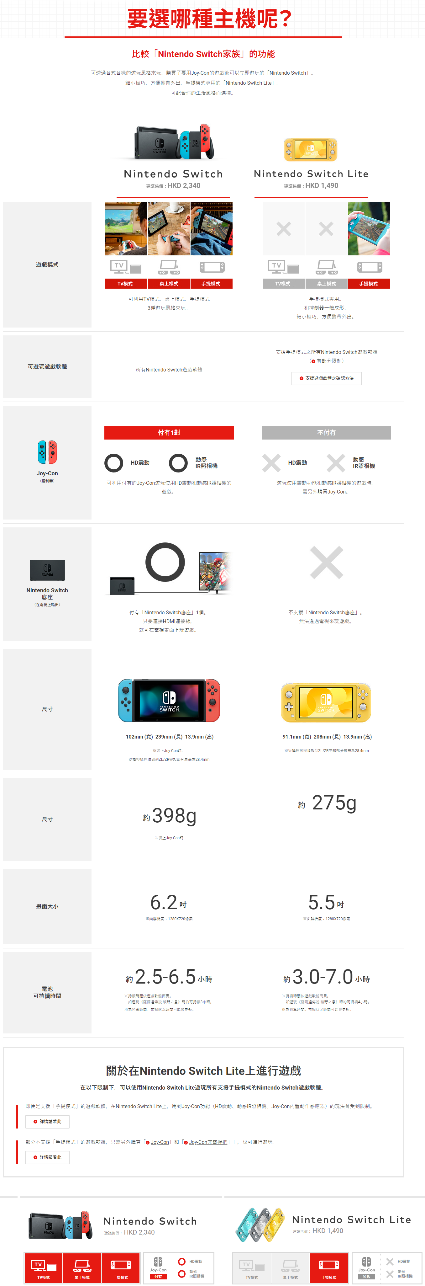 任天堂新机型Switch Lite正式公布！ 9月20日发售