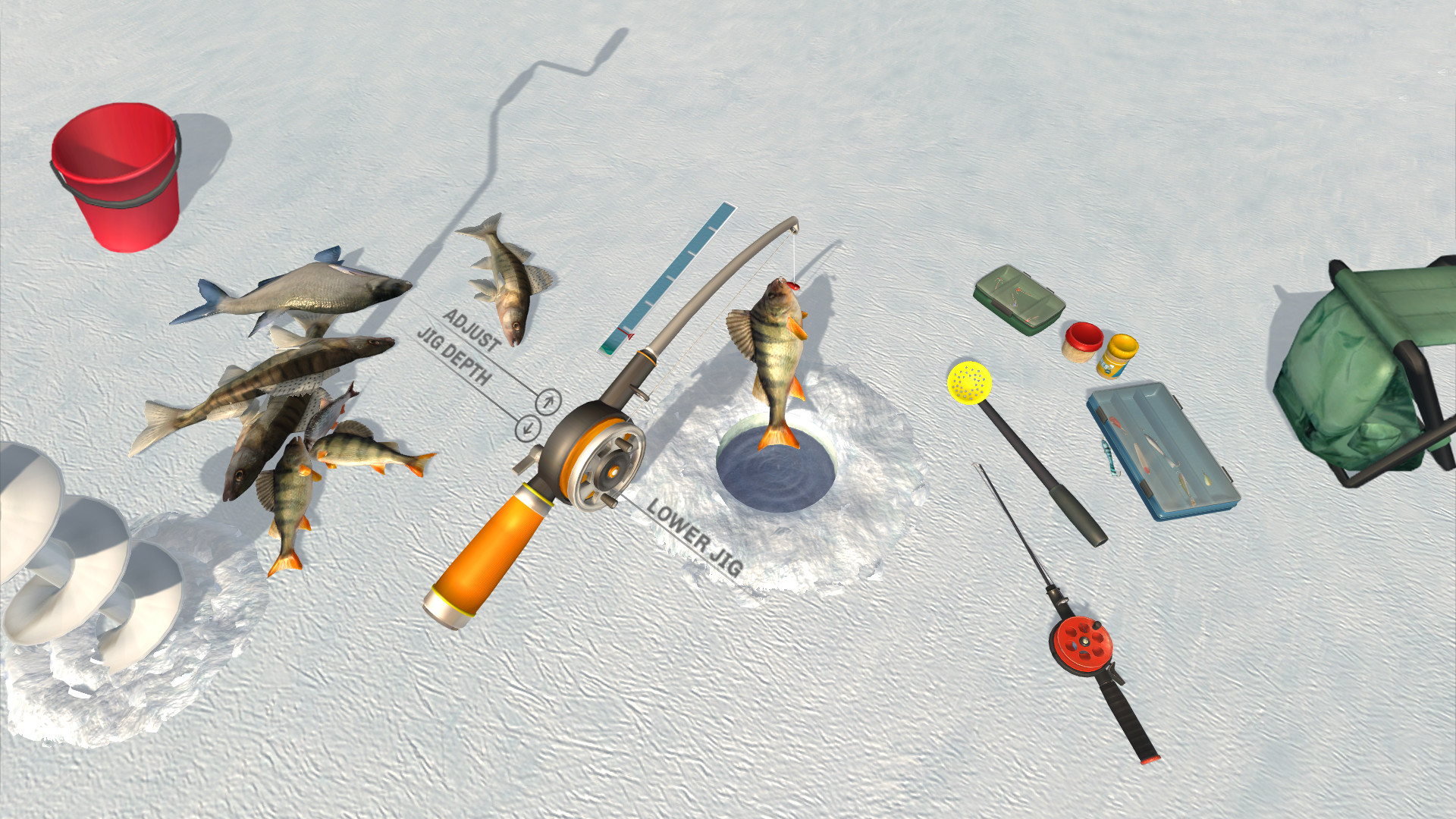 模拟类游戏《冰湖钓鱼》很有趣 让玩家体验冬钓乐趣
