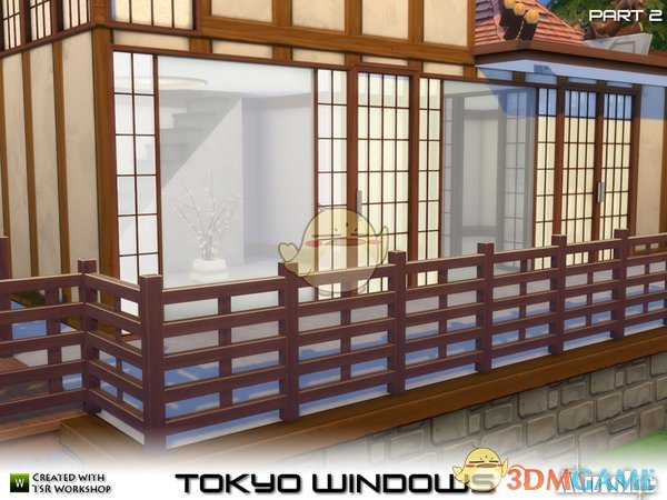 《模拟人生4》日式窗户MOD