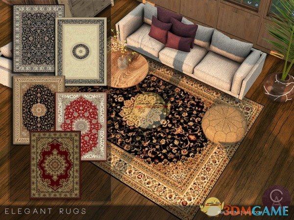 《模拟人生4》多款奢华地毯MOD