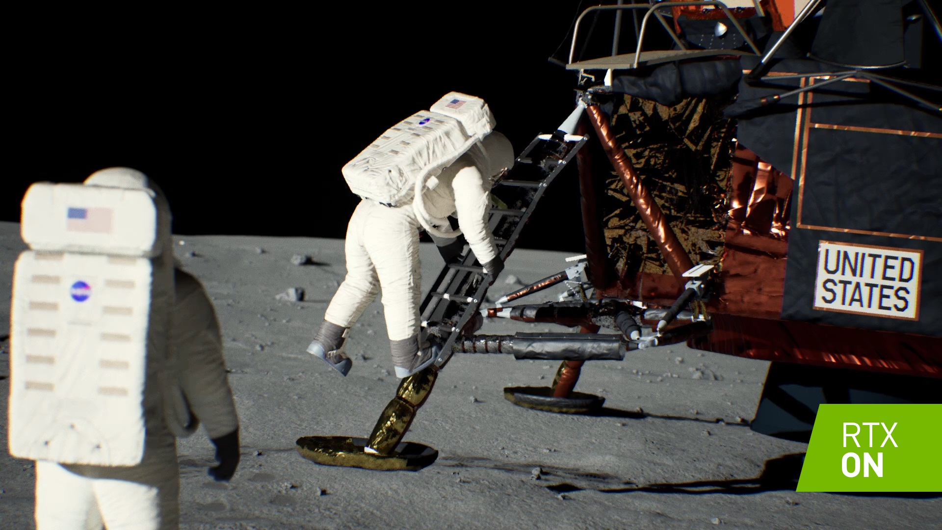  NVIDIA《阿波罗十一号登月》技术演示 光追特效全开