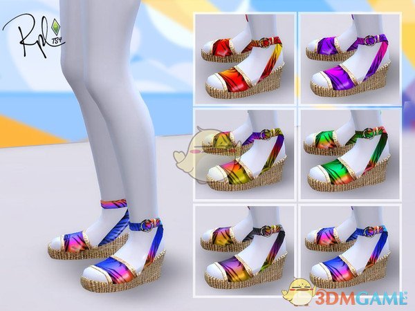 《模拟人生4》多彩沙滩鞋MOD