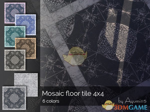 《模拟人生4》精致的瓷砖地板MOD
