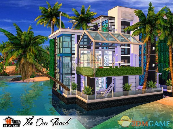 《模拟人生4》海边的四层住宅MOD