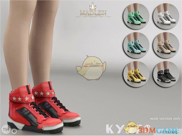 《模拟人生4》女性简约运动鞋MOD