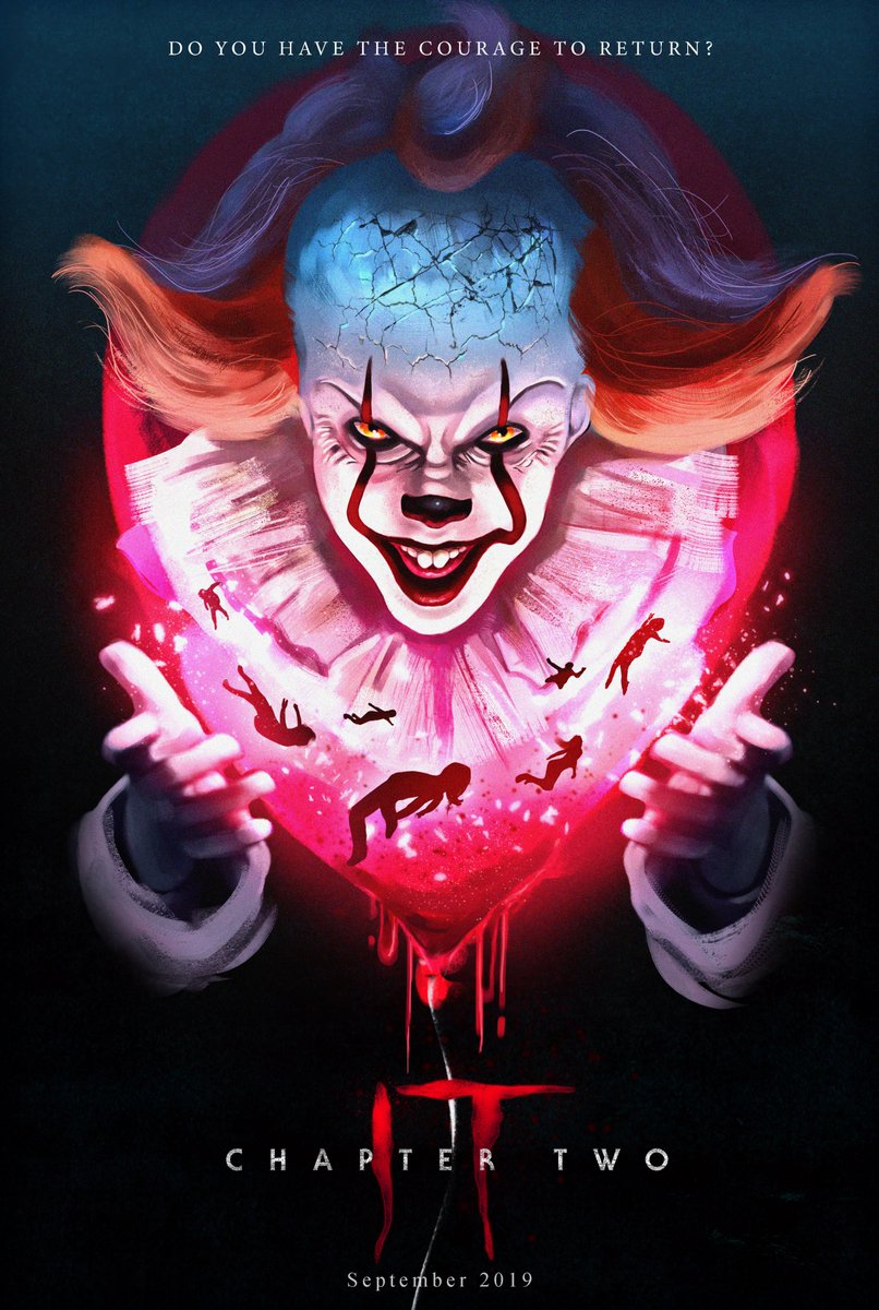 《小丑回魂2》可怕新艺术海报暴光 小丑东山再起