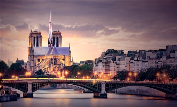 巴黎圣母院屋顶计划大年夜赛了局出炉：国人计划师取得劣胜