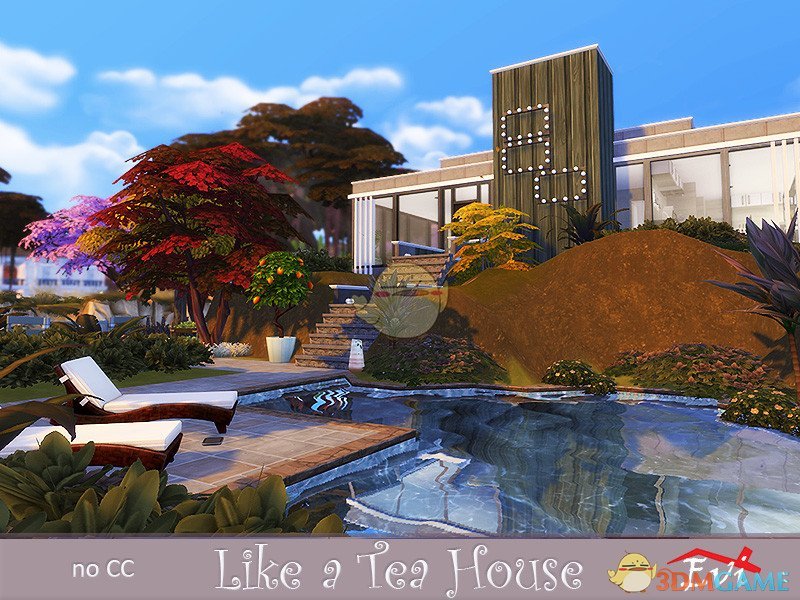 《模拟人生4》现代单层豪华住宅MOD