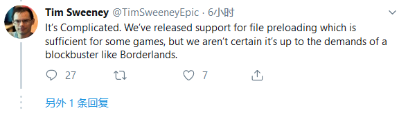 Epic平台不支持《无主之地3》预载 引发玩家疯狂吐槽