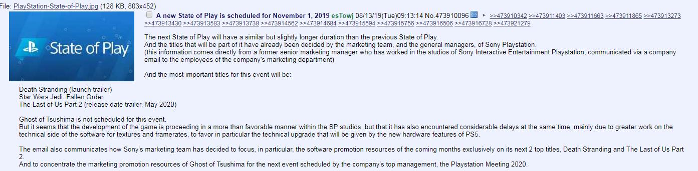 网传《最后的生还者2》发售日期将于11月1日公布