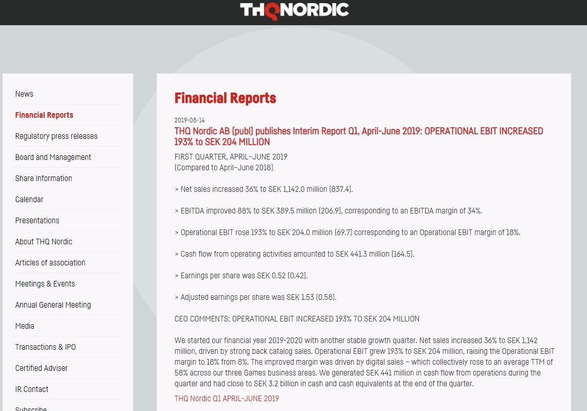 THQ Nordic财报：《出死岛2》再换人《时空分裂者》重启