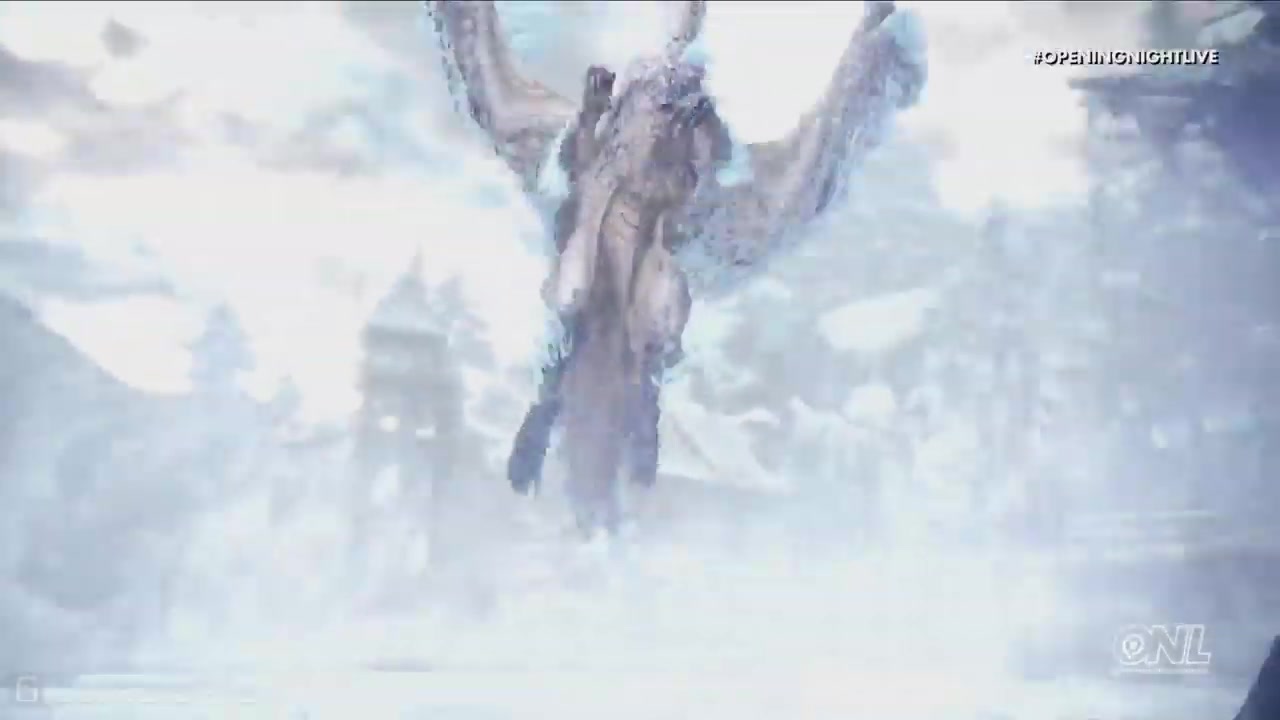 GC 2019：《怪物猎人世界：冰原》新古龙冰咒龙展示