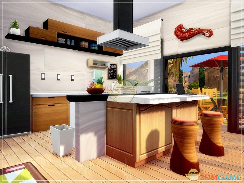 《模拟人生4》长方形时尚双层住宅MOD