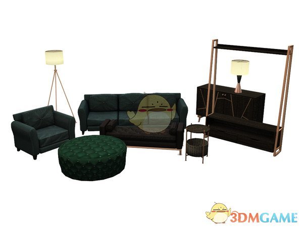 《模拟人生4》精致的起居室家具MOD