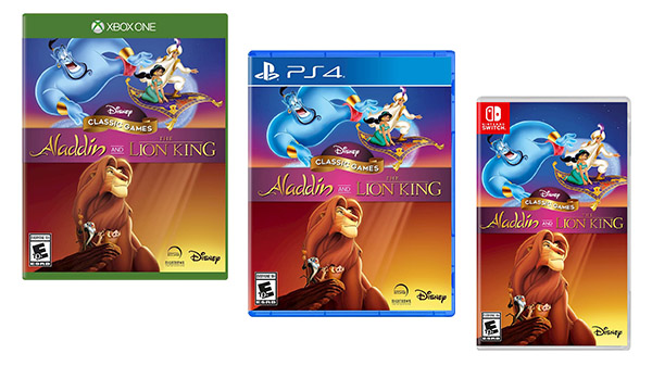 《阿拉丁与狮子王》重制版将登陆PS4/XB1/NS/PC