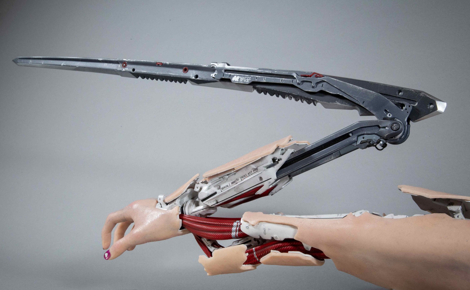 《赛博朋克2077》臂刃设计图 近战兵器和人造肌肉极致平衡