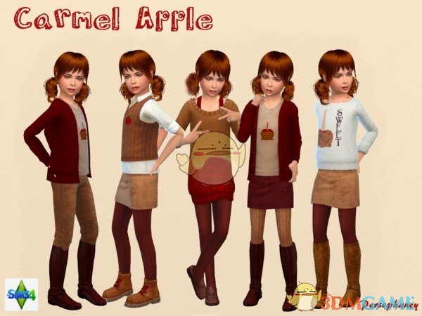 《模拟人生4》女孩可爱秋季服装MOD