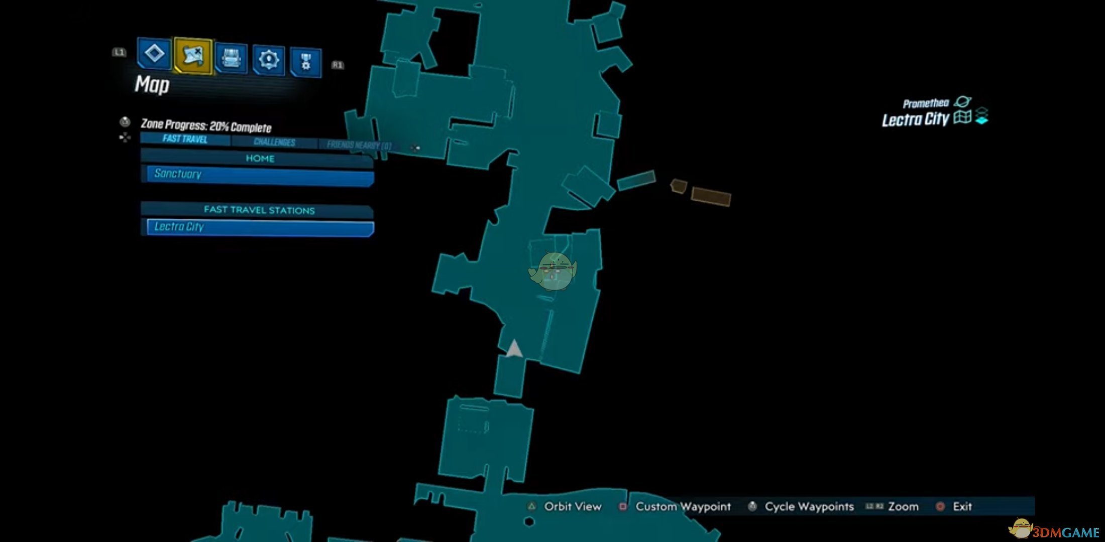 《无主之地3》普罗米西亚勒科特城海湾boss红宝箱位置分享