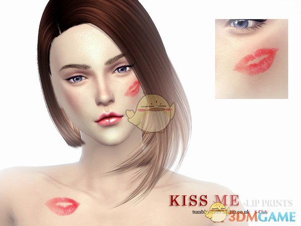 《模拟人生4》脸部唇印涂装MOD