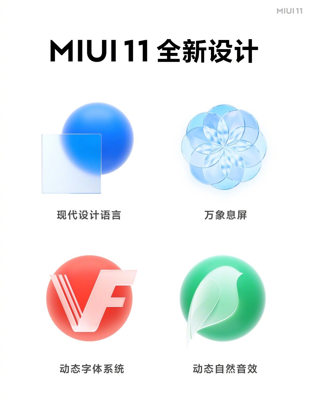 小米MIUI 11发布：四大新设计两大新套件 9年来最大变化