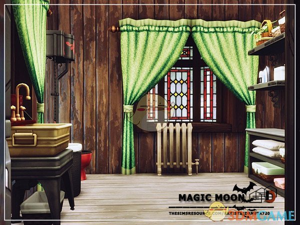 《模拟人生4》魔幻风格多层木屋MOD
