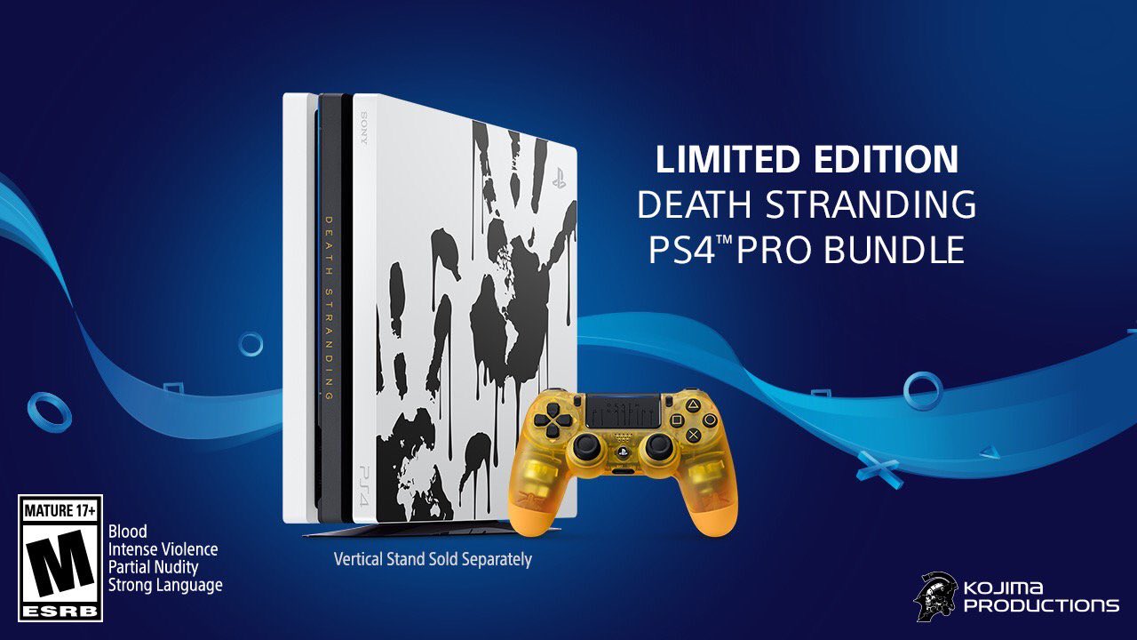 《死亡搁浅》限定同捆版PS4 Pro游戏主机11月8日发售