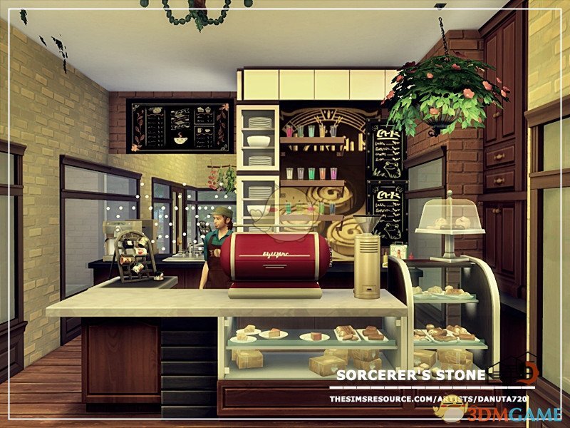 《模拟人生4》石砌豪华小吃店MOD