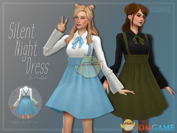《模拟人生4》可爱的连衣裙洋装MOD