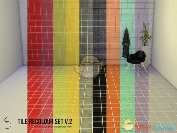 《模拟人生4》纯色瓷砖地板MOD