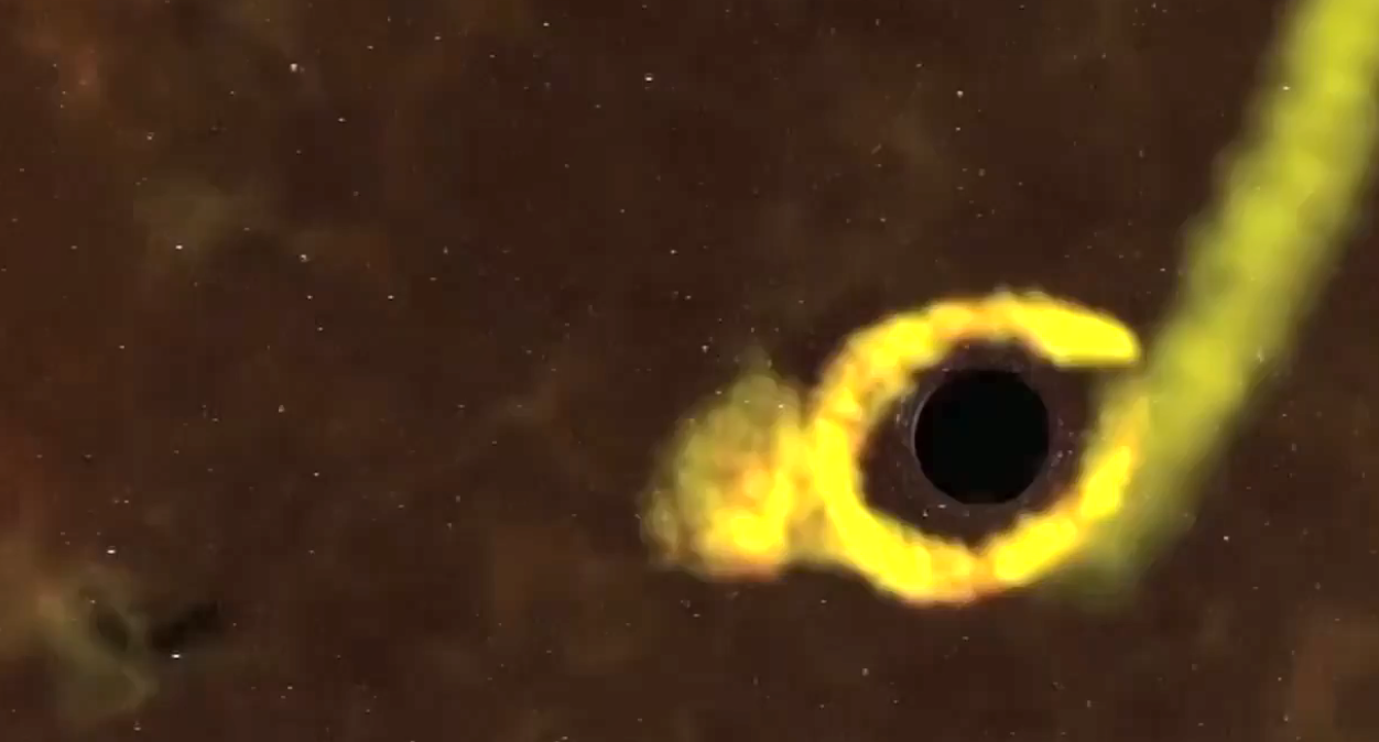 无可抗拒之力！NASA捕捉到最新黑洞吞噬撕裂恒星画面