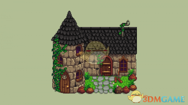 《星露谷物语》巫师风格的房子和温室MOD