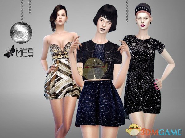 《模拟人生4》女性时尚派对服装MOD