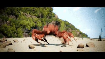 次世代主机竟然能模拟一堆大螃蟹跳舞！