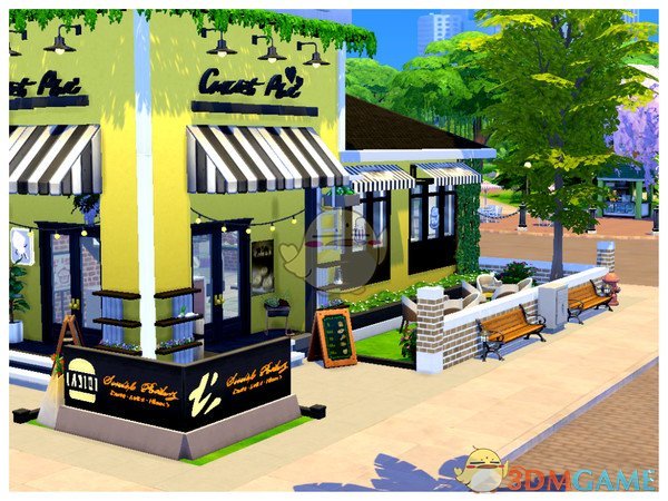 《模拟人生4》街边小型面包店MOD