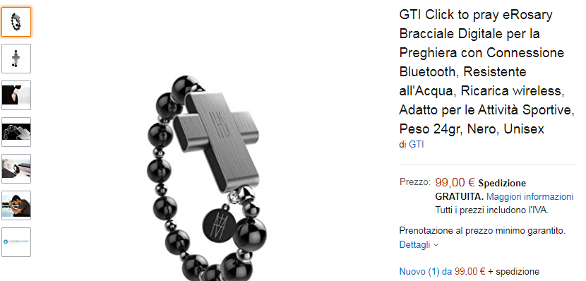 与时俱进！罗马教皇厅发布最新黑科技电子十字念珠eRosary