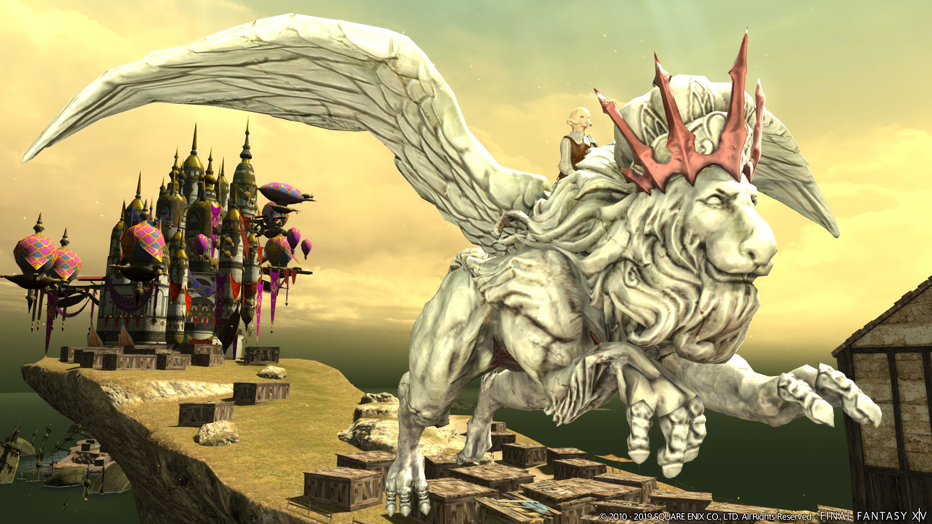《最终幻想14》与尼尔联动副本新截图 画面太美了