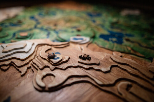 《塞尔达传说》玩家自制木板地形图还原《旷野之息》