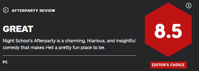 《派对之后》IGN评分8.5：喧嚣又有趣的地狱之夜